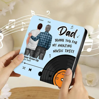 Dad Thank You for My Amazing Music Taste Acrylic Music Magnet